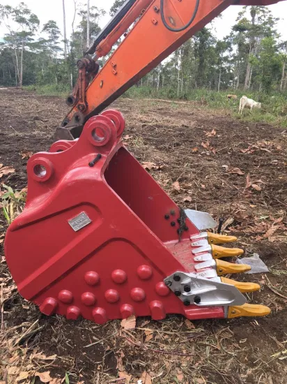 Balde de escavação de escavadeira para máquina de 10 toneladas, 20 toneladas e 30 toneladas